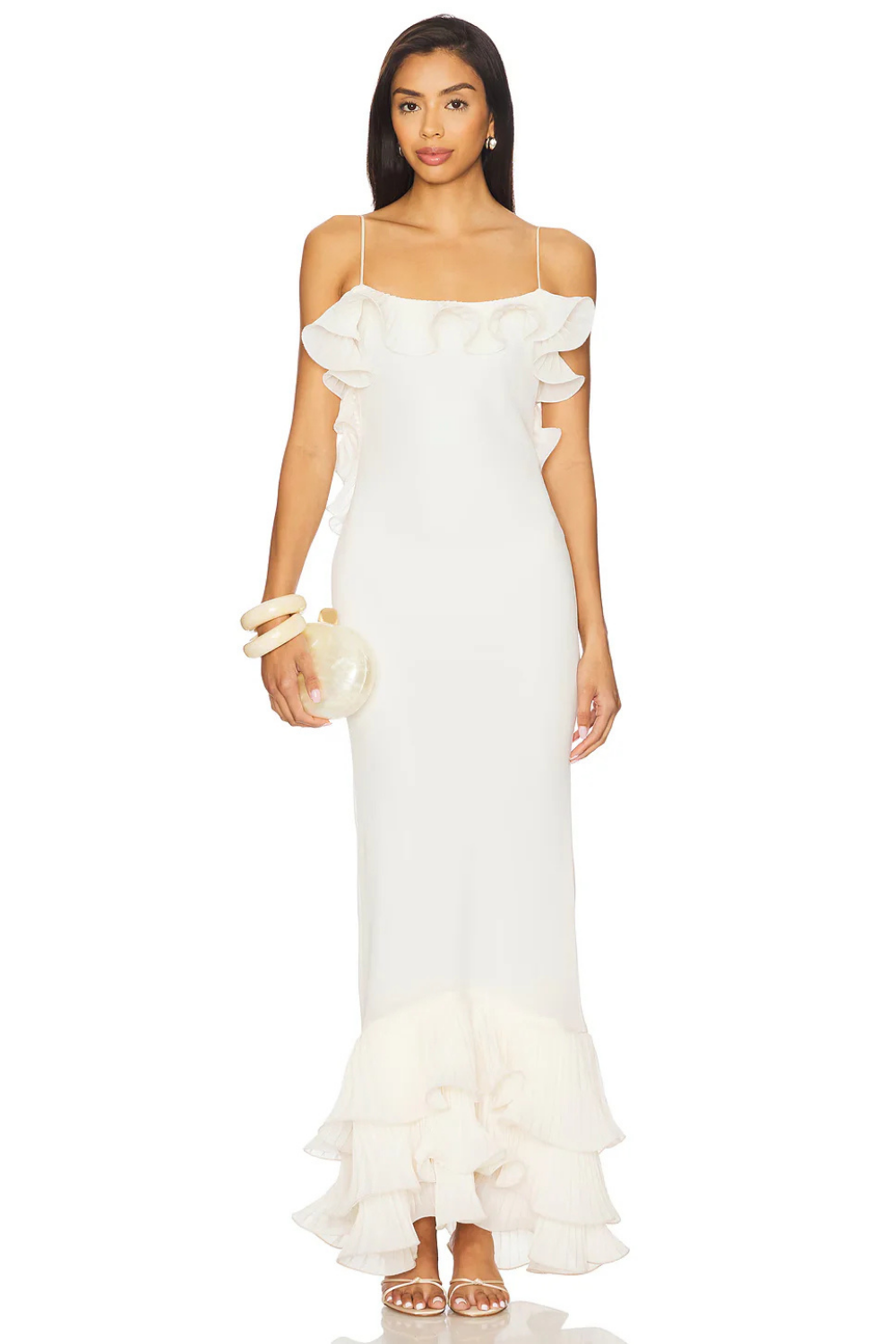 Vitta – Ruffle back detail – Maxi dress
