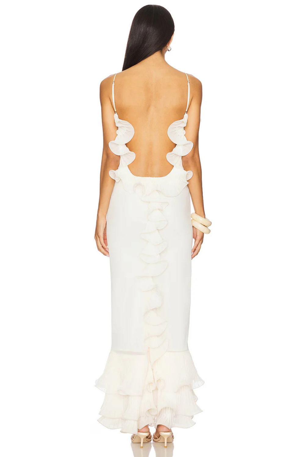 Vitta – Ruffle back detail – Maxi dress