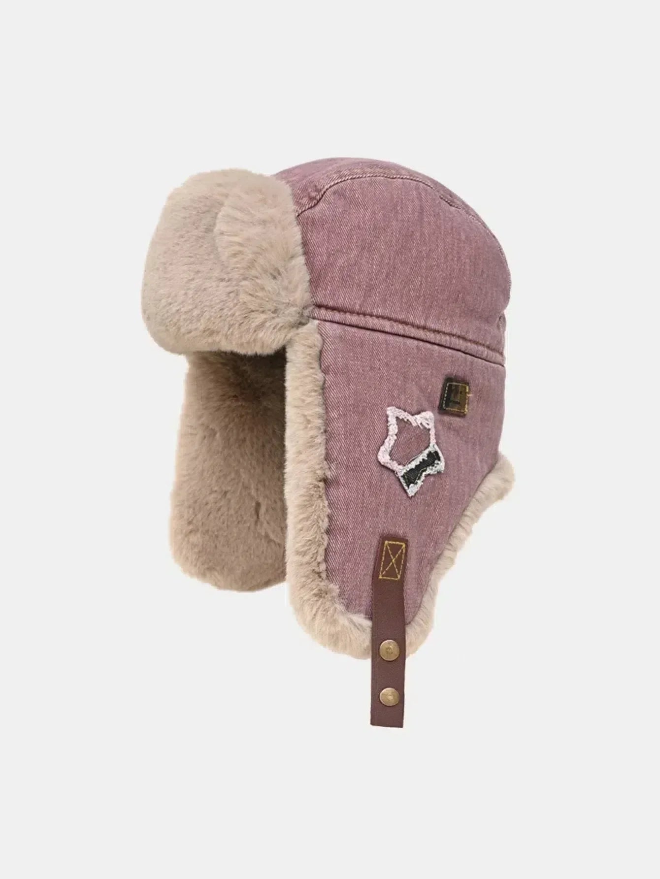 Zanovia – Star patch – Trapper hat-10174655299911-Ivory Ombre