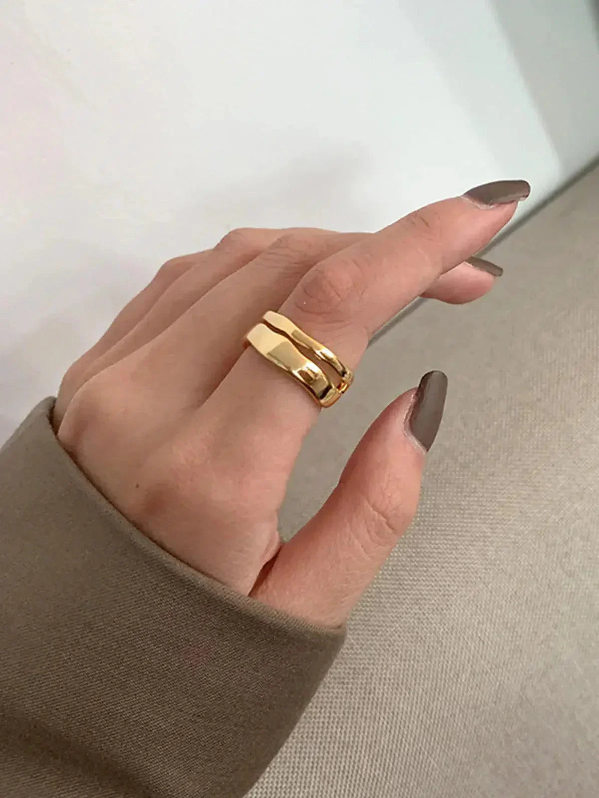 Zenitha – Moon design – Silver ring-10173353689415-Ivory Ombre