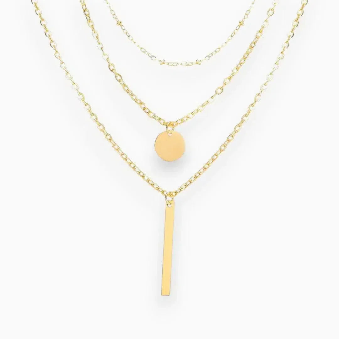Zenoria – Layered design – Necklace-10173354770759-Ivory Ombre