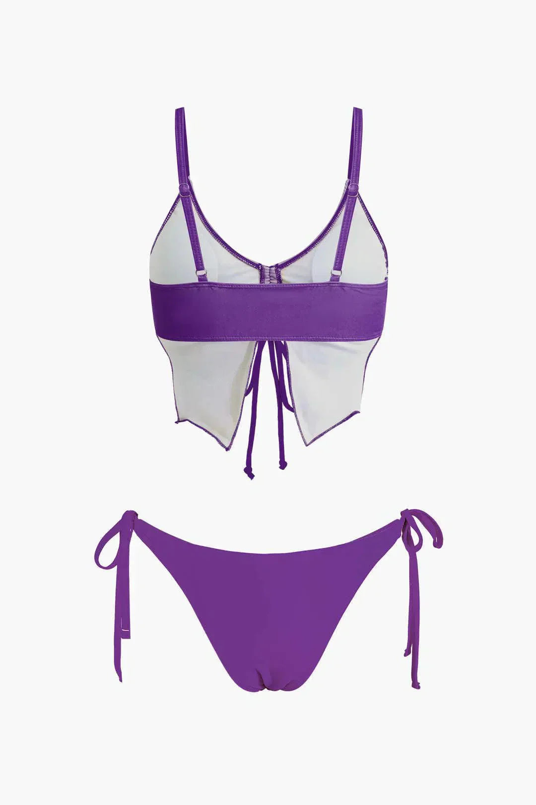 Zirlea – Butterfly pattern – Swimwear set-10174711300423-Ivory Ombre