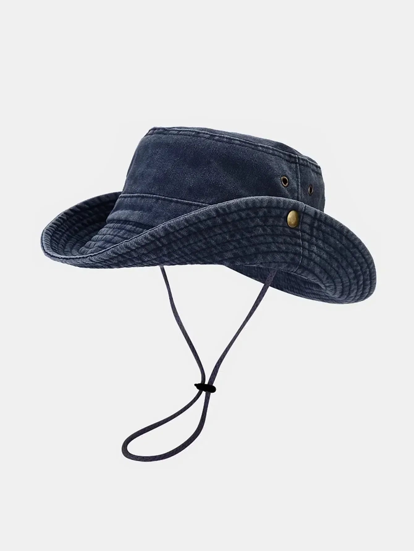 Zyrah – Distressed design – Bucket hat-10174659559751-Ivory Ombre